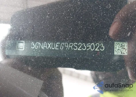 2024 Chevrolet Equinox Awd Lt из США, поврежденный, VIN 3GNAXUEG9RS235023